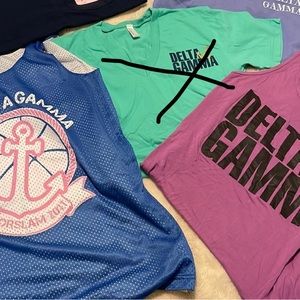 Delta Gamma jersey and tank top